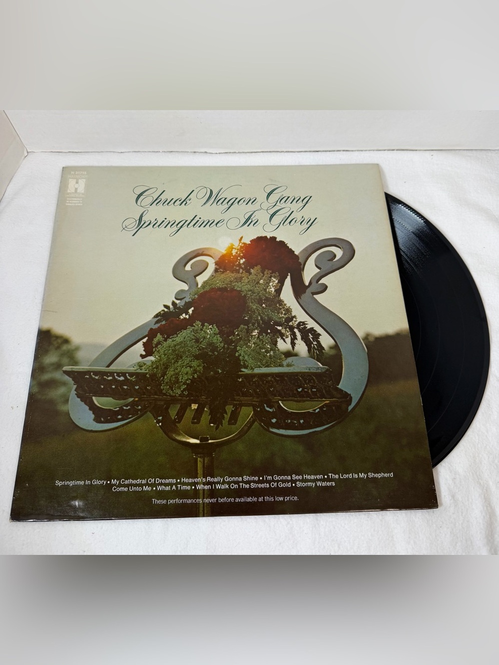 Chuck Wagon Gang Springtime In Glory Vinyl Gospel Record Harmony Records H31715